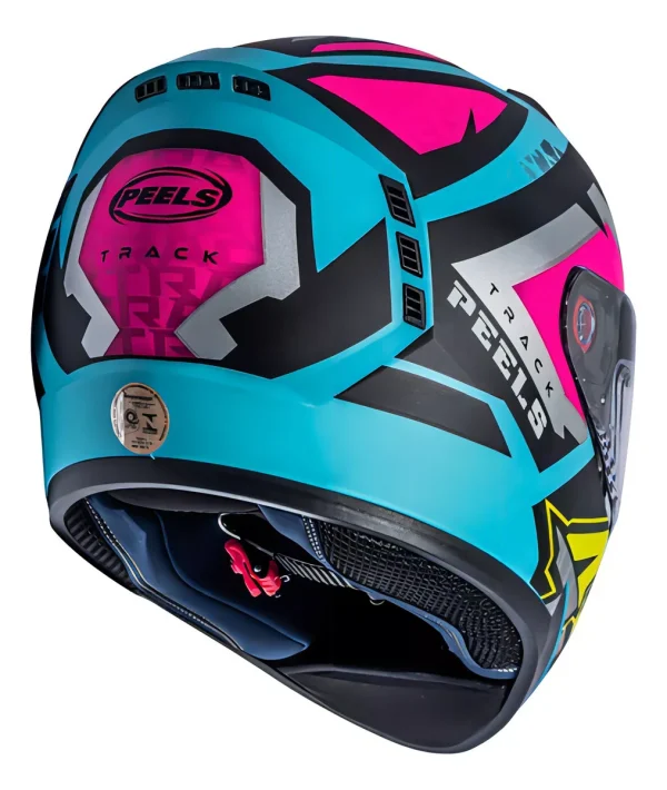 Capacete Peels Icon 23 Track Verde Agua Fsc/Pink 56 - Image 4
