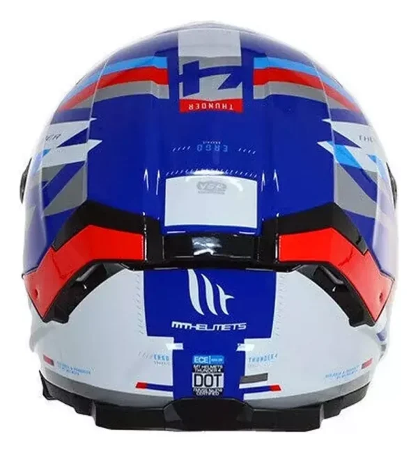 Capacete Mt Helmets Thunder 4 Sv Ergo C7- Azul M58 - Image 5