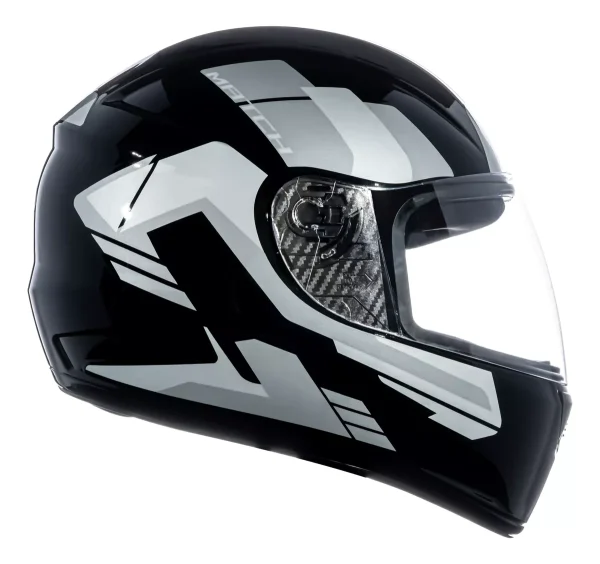 Capacete F-9 HG Match Preto/Grafite - Image 2