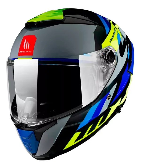 Capacete MT hunder 4 Ergo E17 - Blue Gloss M58 - Image 2