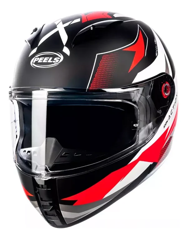 Capacete Peels Icon 23 ACTION Preto Fsc/Branco - Image 3