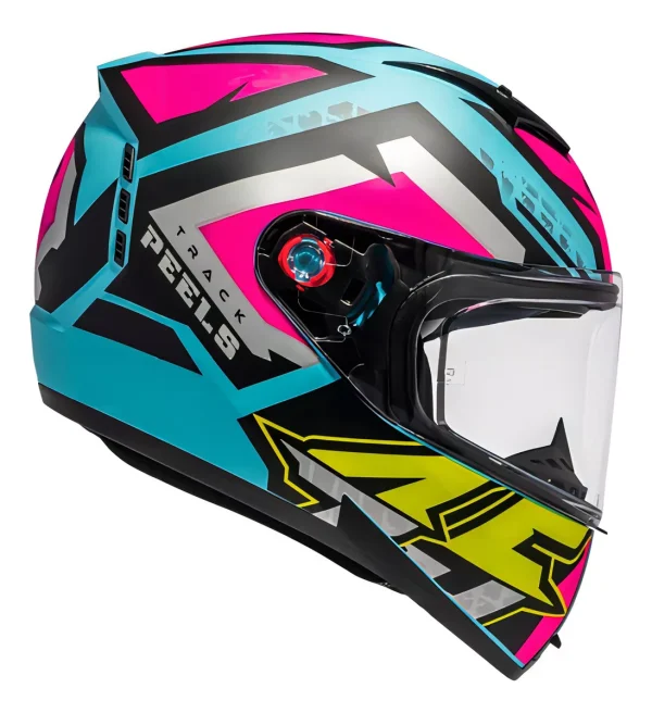 Capacete Peels Icon 23 Track Verde Agua Fsc/Pink 56 - Image 5