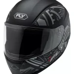 Capacete Fly F-9 Hg Motor Preto Fsc/Grafite - Image 2