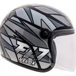 CAPACETE FLY F-17 HG Velox Preto/Grafite 60 - Image 2