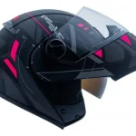 Capacete Peels U-RB2 Dynamic Preto Fsc/Pink 56 - Image 5