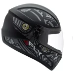 Capacete Fly F-9 Hg Motor Preto Fsc/Grafite - Image 3