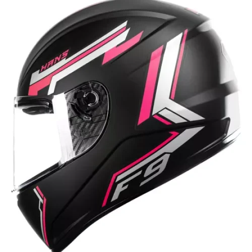 CAPACETE FLY F-9 HG HANS PTO-FSC/PINK