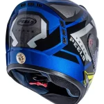 Capacete Peels Icon 23 Track Azul Metalico/Prata 60 - Image 4
