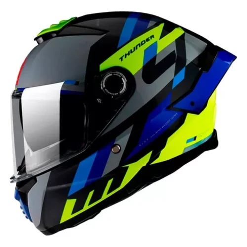 Capacete MT hunder 4 Ergo E17 – Blue Gloss M58