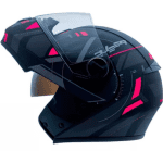 Capacete Peels U-RB2 Dynamic Preto Fsc/Pink 56