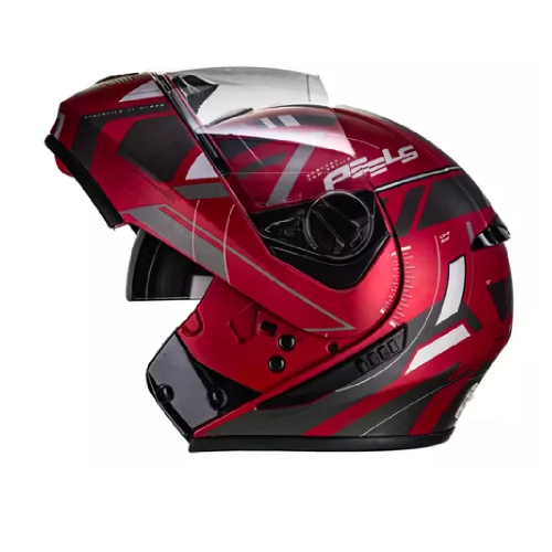 Capacete Peels U-RB2 Dynamic vermelho Fsc/Grafite 58