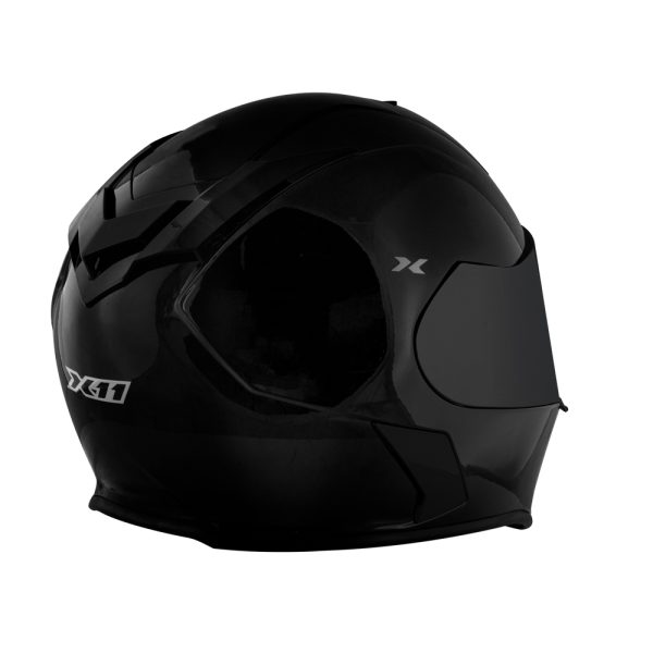 CAPACETE X11 REVO PRO ALL SV C/Viseira Extra Black Preto Fsc - Image 2