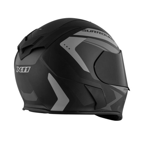 CAPACETE X11 REVO PRO SURROUND SV C/VISEIRA EXTRA PRETO/CINZA FSC 58 11081069 15571