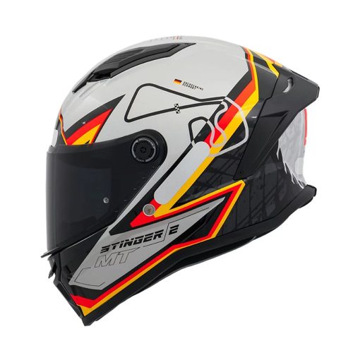 Capacete MT Helmets Stinger 2 Grand Prix C1 Alemanha Germany – Tamanho 60