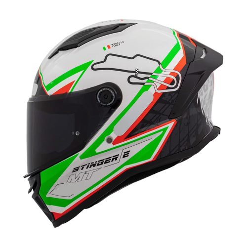 Capacete MT Helmets Stinger 2 Grand Prix Italia – Tamanho 58