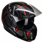 Capacete Peels U-RB2 Dynamic Preto Fsc/Vermelho 60 - Image 2