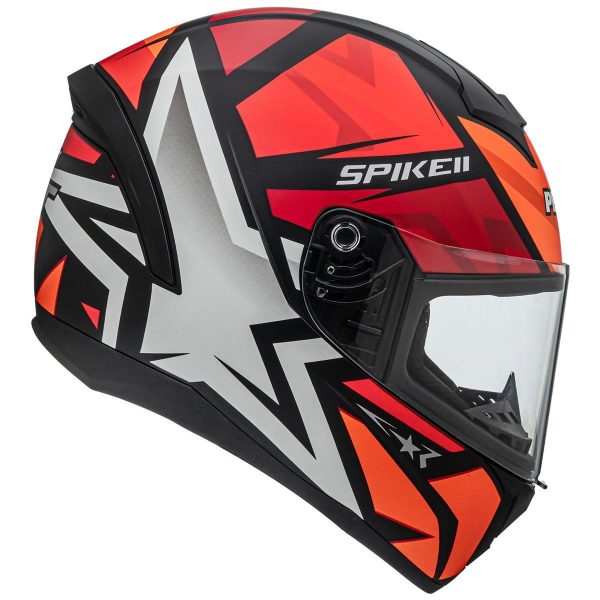 Capacete Peels SPIKE II 1ST Preto Fsc/Vermelho - Image 4