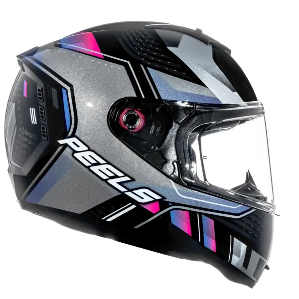 Capacete Peels Icon 23 Force C/Visor Preto/Cyber - Image 2