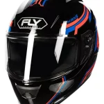 Capacete Fly F-9 Hg Hans Preto/Vermelho - Image 4