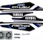 Kit Adesivo Factor 150 ED 22/23 Preta 1377 - Image 3