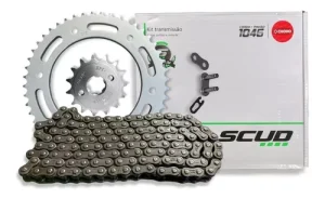 Kit Relação Transmissão XRE300 S/R Scud 13D/39D/520HX104