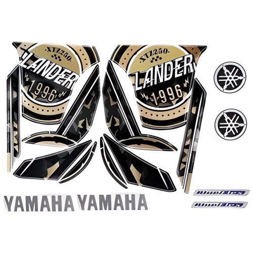 Kit Adesivo XTZ250 A Lander 2021-22 Aamarelo Cinzento 1406
