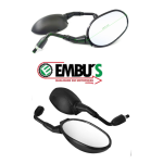 Espelho Retrovisor Honda Tiger 800 Triumph Haste