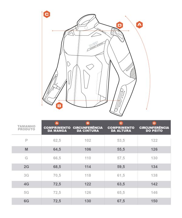 Jaqueta X11 Evo 4  Preto M Masculina  (Impermeável Proteção Forro) - Image 4