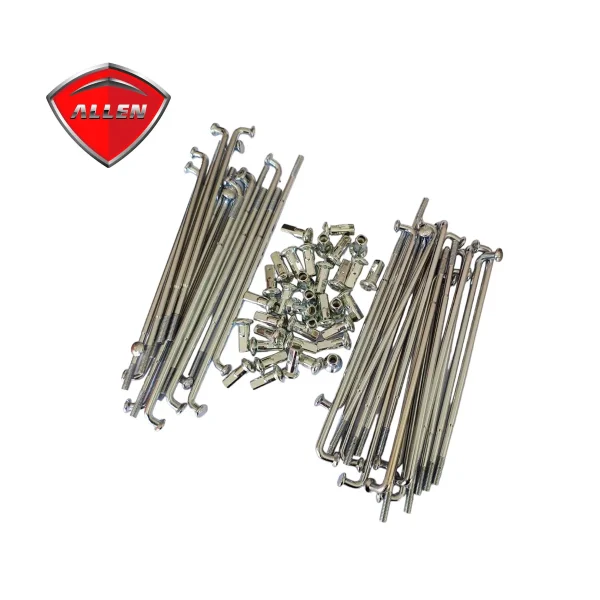 Jogo de Raio Traseiro Biz 100 / 125 – Allen 4mm Cromado