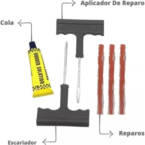 Kit Reparo Pneu S/Câmara Autotec 84842