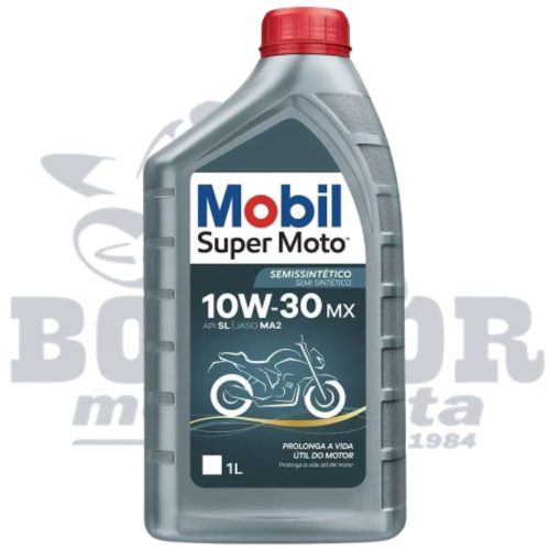 Óleo 4T 10W-30 Mobil Super Moto MX SL Semissintético 1L