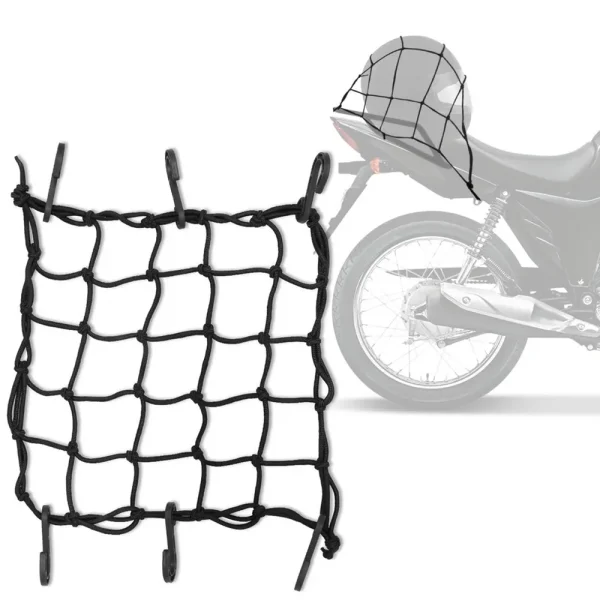 Rede Elástica para Capacete 35x35cm Preto RES0320 Piracapas - Imagem 2