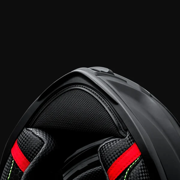 CAPACETE BIEFFE B-fast Strak PRETO/Verm 58 C020171405758 - Imagem 5